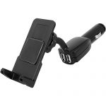 Держатель моб.телефона "Sticky Pad" в прикуриватель с 2 USB, 12V, AutoStandart 103315
