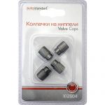Колпачки на ниппели круглые (титан) 4шт. AutoStandart 102504