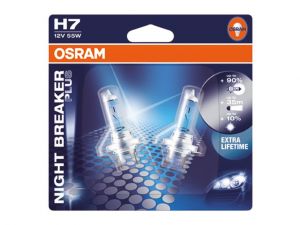 А/лампы Osram г/с NIGHT BREAKER PLUS 12V H7 55W (блст 2шт) (64210NBP-02B) Германия в Кирове
