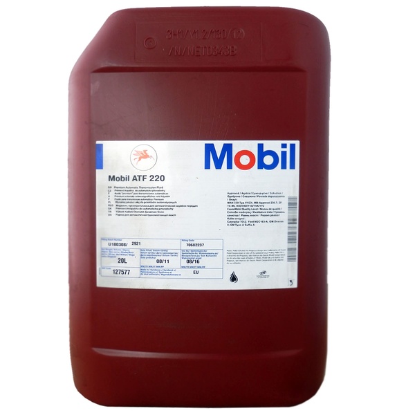 Масло Mobil ATF 220 Dextron II E (20л)