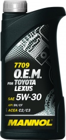         Масло Mannol  7709 O.E.M. for Toyota Lexus 5w-30 синт. 1л ― Питстоп