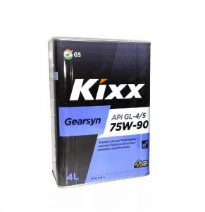 Масло трансмиссионное Kixx Gearsyn GL-4/5 75W-90 /4л  синт. ― Питстоп